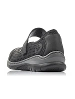 Pohodlné šnurovacie topánky Rieker W RKR575 black