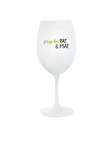 PSYCHO PAT&MAT - pohár na biele víno 350 ml PSYCHO PAT&MAT - pohár na biele víno 350 ml