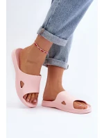 Klasyczne Klapki Damskie Różowe Juniria