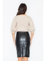 Sukňa Andrea M183 čierna - Figl