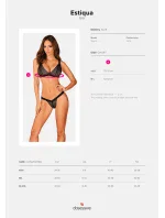 Zmyselná podprsenka Estiqua bra - Obsessive