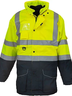 Yoko HVP 711 Hi-Vis 7-v-1 bunda 79.P711 hi vis žltá/námornícka modrá