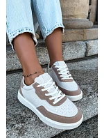 Dámske tenisky na platforme Big Star TT274278 Beige Dámske tenisky na platforme Big Star TT274278 Beige
