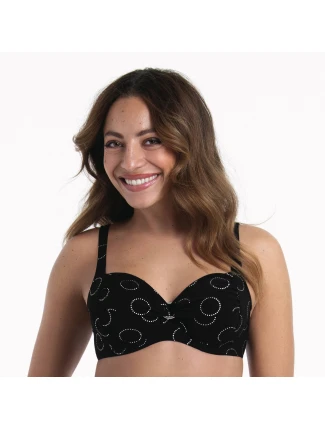 Horný diel plaviek Style Elna - Vrchný diel plaviek 8759-1 black - RosaFaia