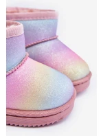 Dziecięce Ocieplane Botki Śniegowce Multikolor Gooby