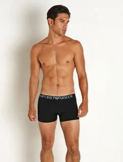 Pánske boxerky 111290 3F535 00020 čierne - Emporio Armani