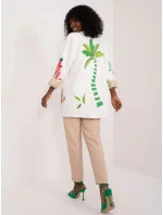 Dámska bunda DHJ MA 18525 15.43 Ecru mix vzor - FPrice