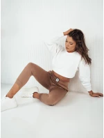 Dámske tepláky LOREN camel FashionStreet UY1827 Dámske tepláky LOREN camel FashionStreet UY1827
