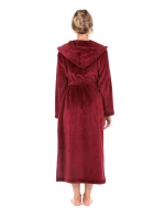 Dámsky župan Siena s kapucňou 3156 burgundy - Vestis