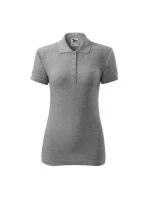 Polokošeľa Malfini Cotton W MLI-21312 tmavo šedá melanž