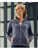 Promodoro 7725 Dámska pletená fleecová bunda 40.7725 heather blue Promodoro 7725 Dámska pletená fleecová bunda 40.7725 heather blue
