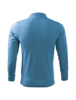 Single J. LS pánske polo tričko azúrovo modré