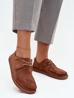 Dámske poltopánky 327 Brown - Krok vo veľkom štýle