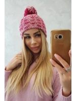 Fleecová čiapka Fiona K275 fuchsiová + púdrovo ružová