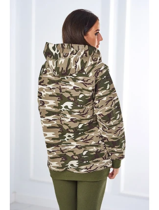 3dielna súprava Vresoviská blúzka, top a legíny khaki + ecru 3dielna súprava Vresoviská blúzka, top a legíny khaki + ecru