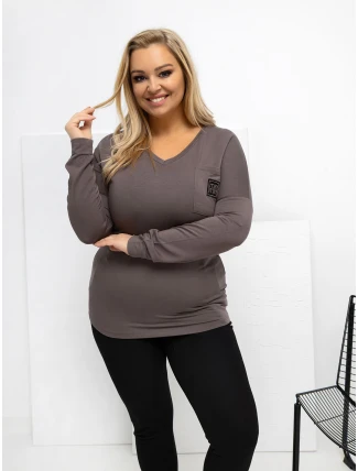 Blúzka RV BZ A 161.63 hnedá