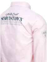 Pánska ružová košeľa FashionStreet DX2299 Pánska ružová košeľa FashionStreet DX2299