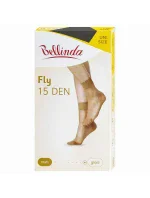 Dámske silonkové ponožky FLY SOCKS 15 DEN - Bellinda - čierna