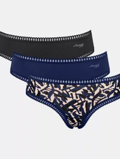 Dámske hipsterky GO Crush C3P - MODRÉ - modré M008 - SLOGGI