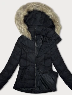 Dámska krátka prešívaná zimná bunda J Style Black (5M3153-392)