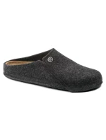 Birkenstock Zermatt Cozy Home Anthracite Vlnené plstené papuče Regular Wide (1014938)