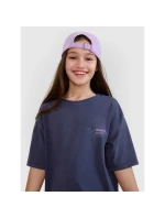 Dievčenské tričko oversize s potlačou 4F 4FJWSS25TTSHF1853-22S