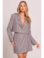 M853 Blejzr so skráteným strihom - grafitový