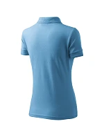 Dámske tričko Pique Polo azure blue Dámske tričko Pique Polo azure blue