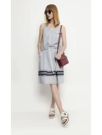 Dámske šaty W-Dk-3037-9G-H9-55-1 šedé - Deni Cler Milano