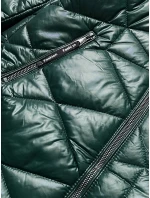 Dámska zelená plus size prechodná bunda (mm21-76) Dámska zelená plus size prechodná bunda (mm21-76)