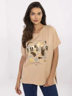 Blúzka CLM BZ 1701.81 camel