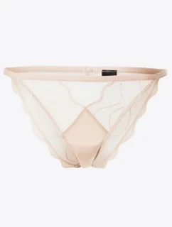 Dámske brazilky QF6949E 7NS béžová - Calvin Klein