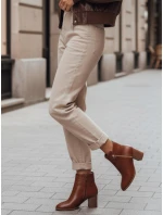 Dámske ťavie čižmy na podpätku FashionStreet ZY1317 Dámske ťavie čižmy na podpätku FashionStreet ZY1317