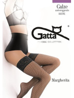 Dámske samodržiace sieťované pančuchy kabaretka Gatta Margherita nr 01