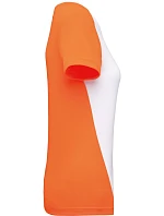 Kariban ProAct PA 4015 Dámske kontrastné športové tričko 20.4015 biele/fluorescenčná oranžová Kariban ProAct PA 4015 Dámske kontrastné športové tričko 20.4015 biele/fluorescenčná oranžová