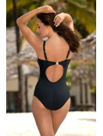 Plavky Folk Black and Red - Madora