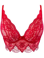 Polovičný korzet V-9691 červený - Axami