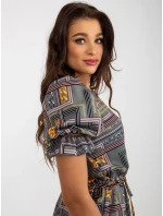 Dámske šaty LK SK 507468.75P Khaki mix - FPrice