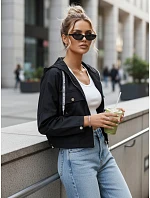 Dámska prechodná bunda FERTI čierna FashionStreet TY4304 Dámska prechodná bunda FERTI čierna FashionStreet TY4304