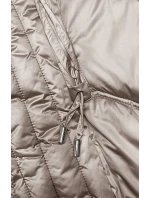 Dlhá zimná bunda slim-fit cappuccino S'west (B8201-12) Dlhá zimná bunda slim-fit cappuccino S'west (B8201-12)