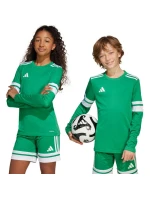 Adidas Squadra 25 detské tričko s dlhým rukávom zelené JN7491
