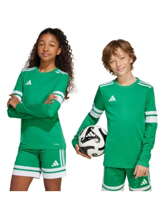 Adidas Squadra 25 detské tričko s dlhým rukávom zelené JN7491