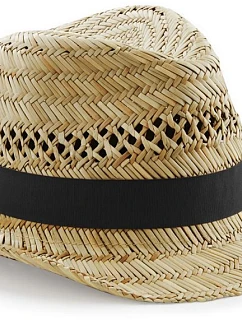 Beechfield B 730 Klobúk s pleteným vzhľadom „Summer Trilby“ 53.0730 prírodná farba