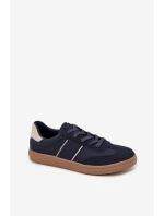 Niskie Sneakersy Męskie Big Star SS174079 Granatowe