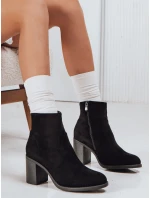 Dámske čierne semišové čižmy FashionStreet ZY1247