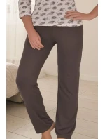 Dámske pyžamo 887-YPJ ružové s kvetinovým vzorom - CoCoon