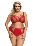 RAJSKÉ NOHAVIČKY K497 ČERVENÉ