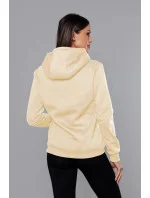 Dámska tepláková mikina v ecru farbe (W02-67)