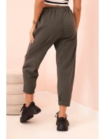 Šortky s vreckami Summer Punto dark khaki
