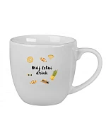 Personalizovaný keramický hrnček s objemom 400 ml s letnou kombináciou Personalizovaný keramický hrnček s objemom 400 ml s letnou kombináciou
